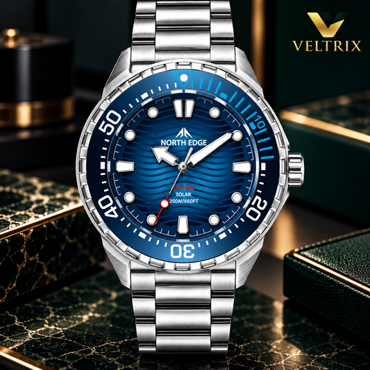 NORTH EDGE SILVER&BLUE