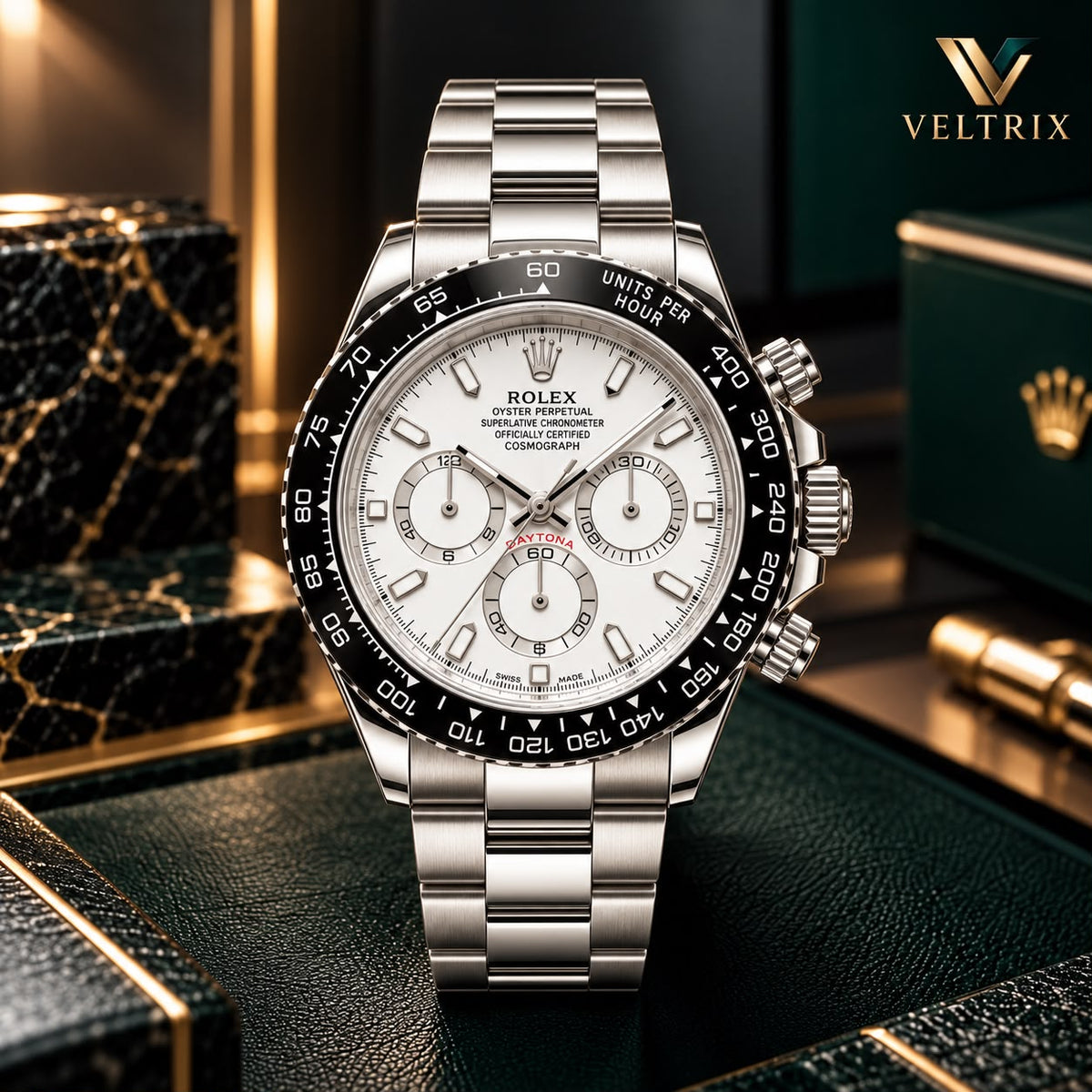 ROLEX WHITE&SILVER